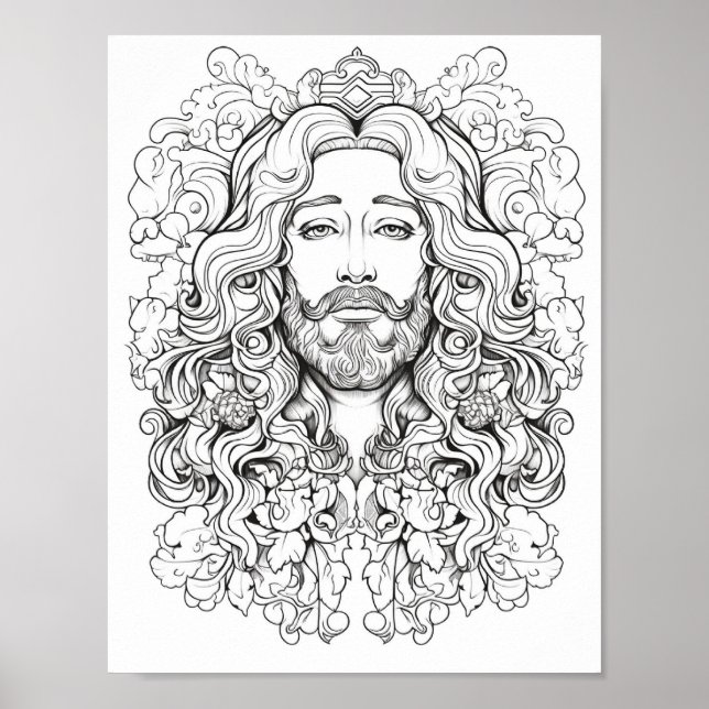 Schöne Adult-Bibel zum Thema Farben Poster (Vorne)