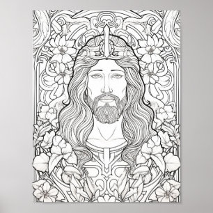 Schöne Adult-Bibel zum Thema Farben Poster