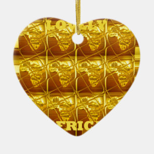 Schöne Afrika Afrika Karten Designs Kunst Farben.p Keramik Ornament