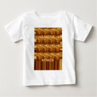 Schöne Afrika Karte Muster Design Print