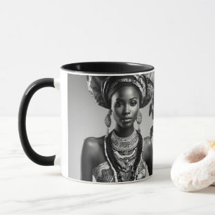 Schöne Afrikanerin Tasse