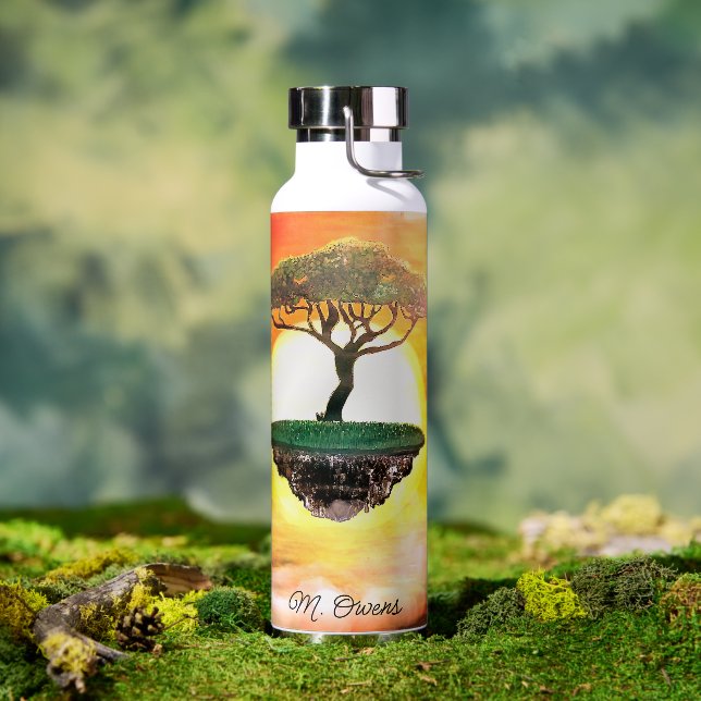 Schöne afrikanische Akacia Tree Trinkflasche (Außenbereich)