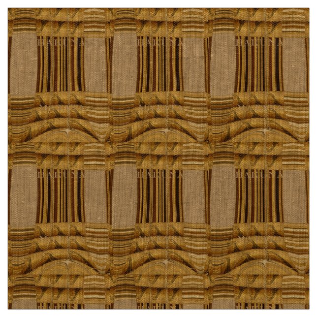 Schöne Afrikanische Goldgelbe Giraffe Stoff (Muster)