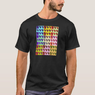 Schöne Afrikanische Karte Checkered Pap Art ethnis T-Shirt