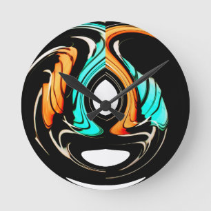 Schöne afrikanische neueste schöne Motiv-Kunst-Des Runde Wanduhr