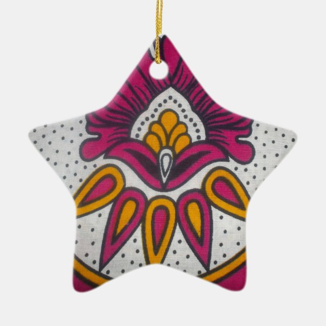 Schöne afrikanische Stoffe Motif Kunst, Dichtung u Keramik Ornament (Vorne)