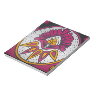 Schöne afrikanische Stoffe Motif Kunst, Dichtung u Notizblock