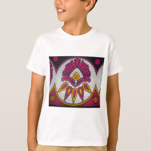 Schöne afrikanische Stoffe Motif Kunst, Dichtung u T-Shirt