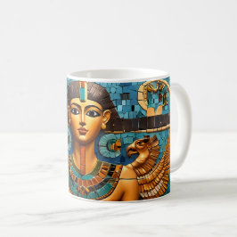 Schöne ägyptische Hieroglyphen Kaffeetasse