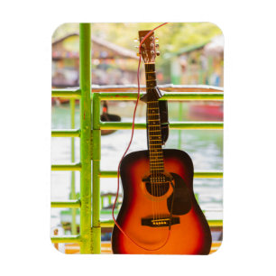 Schöne akustische Gitarre Magnet