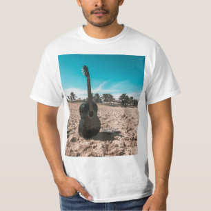 Schöne akustische Gitarre T-Shirt