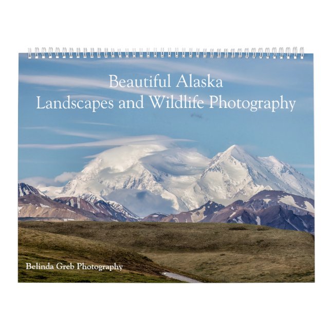 Schöne Alaska Landschaft & Wildlife Fotografie Kalender (Titelbild)