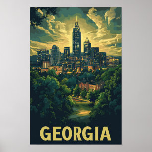 Schöne Alaska USA Vintag Illustration Travel Poster