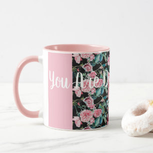 Schöne alte Rosen Sie sind sehr geliebte Tasse