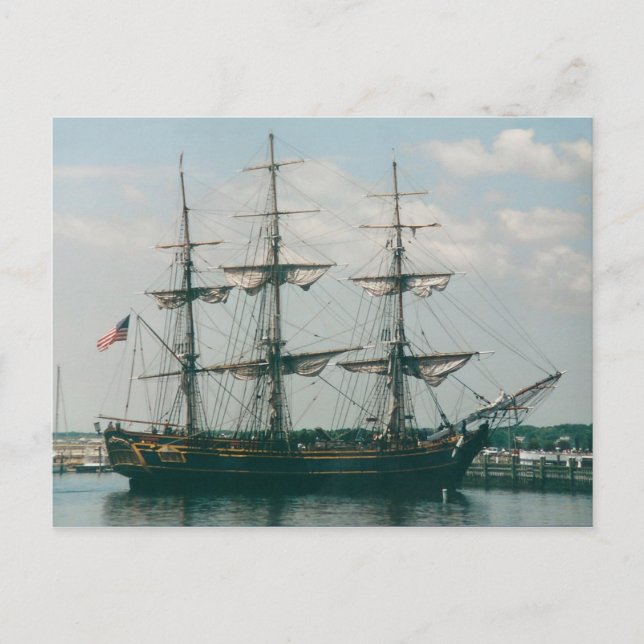 Schöne alte Schiffe 1 Postkarte (Vorderseite)