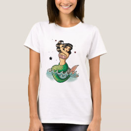 Schöne alte Schulmeerjungfrau T-Shirt