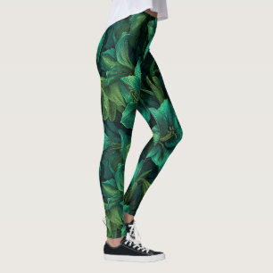 Schöne Amaryllis Luxus Mode Laufbekleidung Leggings