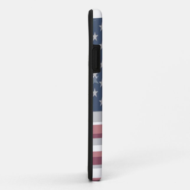 Schöne amerikanische Flagge windet Case-Mate iPhone Hülle (Hinten/Rechts)