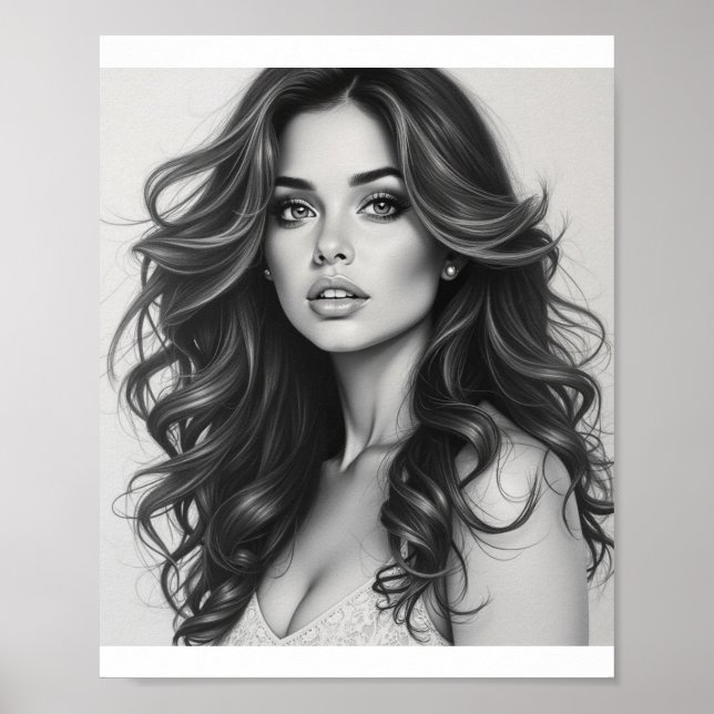 Schöne amerikanische Frauen Poster (Vorne)