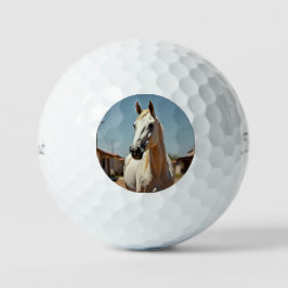 Schöne amerikanische Weiße Stute Golfball