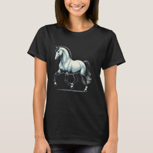 Schöne Andalusier-Pferdeliebhaber-Design T-Shirt