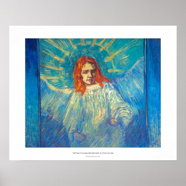 Schöne Angel Kunst glorreiche Gemälde von Van Gogh Poster (Vorne)