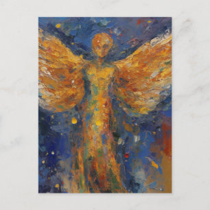 Schöne Angel-Malerei Postkarte