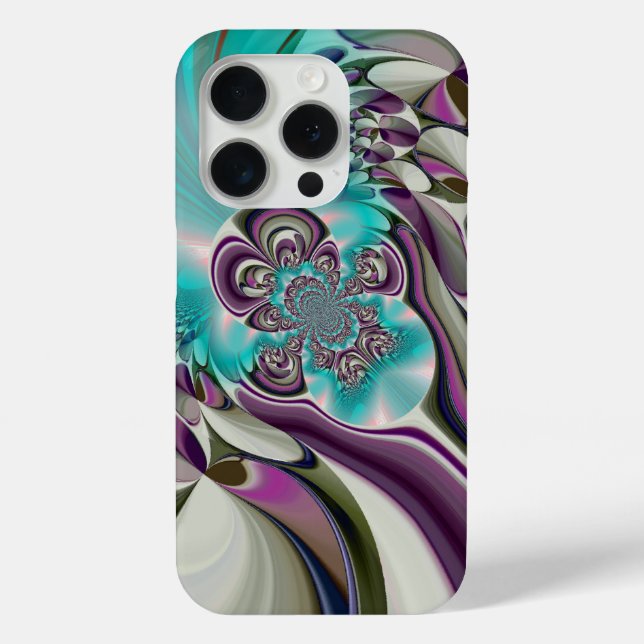 Schöne Angelic Lila und Cyan Abstrakt Print Case-Mate iPhone Hülle (Rückseite)