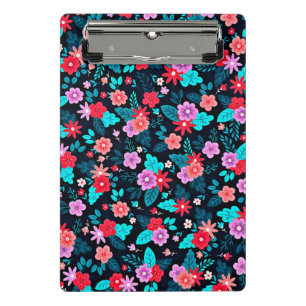 Schöne Anordnung Ditsy Blumen Muster-46537 Mini Klemmbrett
