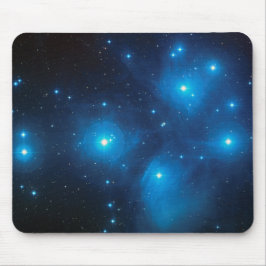 Schöne Aqua Blue Constellation Pleiades Celestial Mousepad