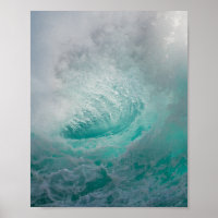Schöne Aquamarine Meereswellen