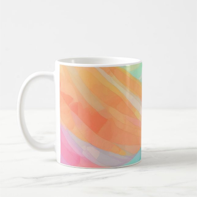 Schöne Aquarell Art Design Tasse (Links)