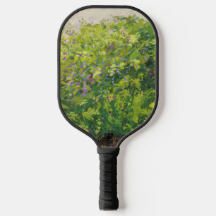 Schöne Aquarell-Blumenstrauch-Grafik-Kunstmalerei Pickleball Schläger