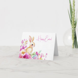 Schöne Aquarell-Oster-Eier-Feiertagskarte Karte