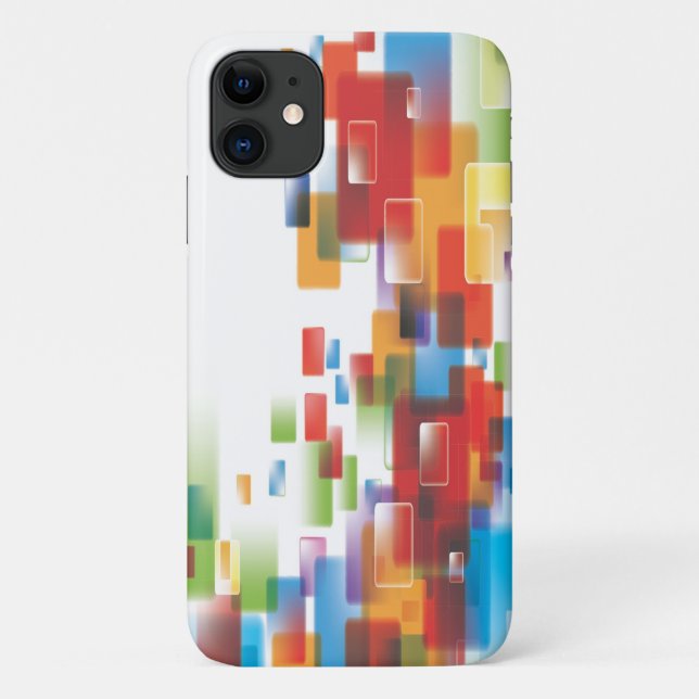 Schöne Aquarell Print iPhone Case (Rückseite)