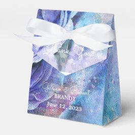 Schöne Aquarell-Rose Geschenkschachtel