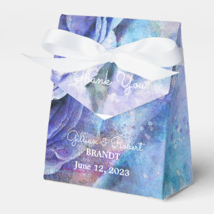 Schöne Aquarell-Rose Geschenkschachtel