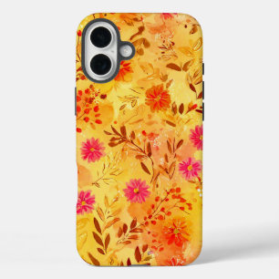 Schöne Aquarell-Wildblumen iPhone 16 Plus Hülle