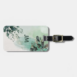 Schöne Aquarellbilder - Blätter Gepäckanhänger