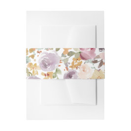 Schöne Aquarellbilder Blume Pastellfarben Einladungsbanderole