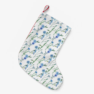 Schöne Aquarellblumen Kleiner Weihnachtsstrumpf