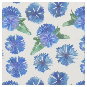 Schöne Aquarellblumen Stoff