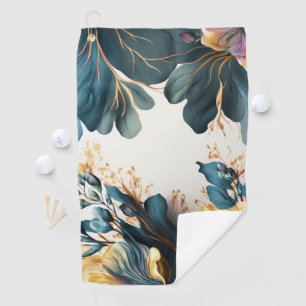 Schöne Aquarellblüte Golfhandtuch