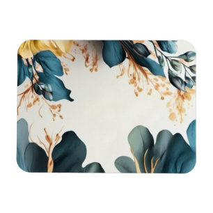 Schöne Aquarellblüte Magnet