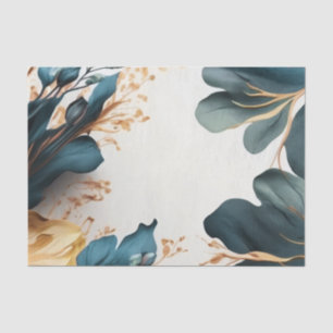 Schöne Aquarellblüte Seidenpapier