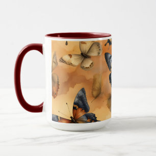 Schöne Aquarellbutterfische Tasse
