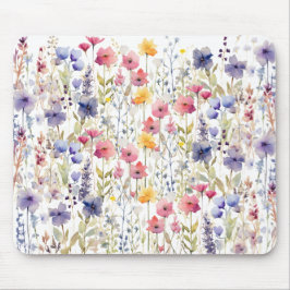 Schöne Aquarellfarben Blume Frühjahrsgarten Mousepad