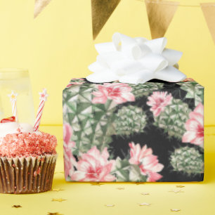 Schöne Aquarellfarben-Muster Pink Green Geschenkpapier