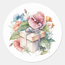 Schöne Aquarellkleber