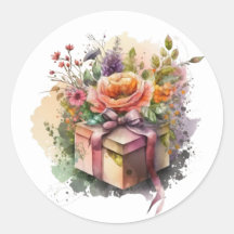 Schöne Aquarellkleber